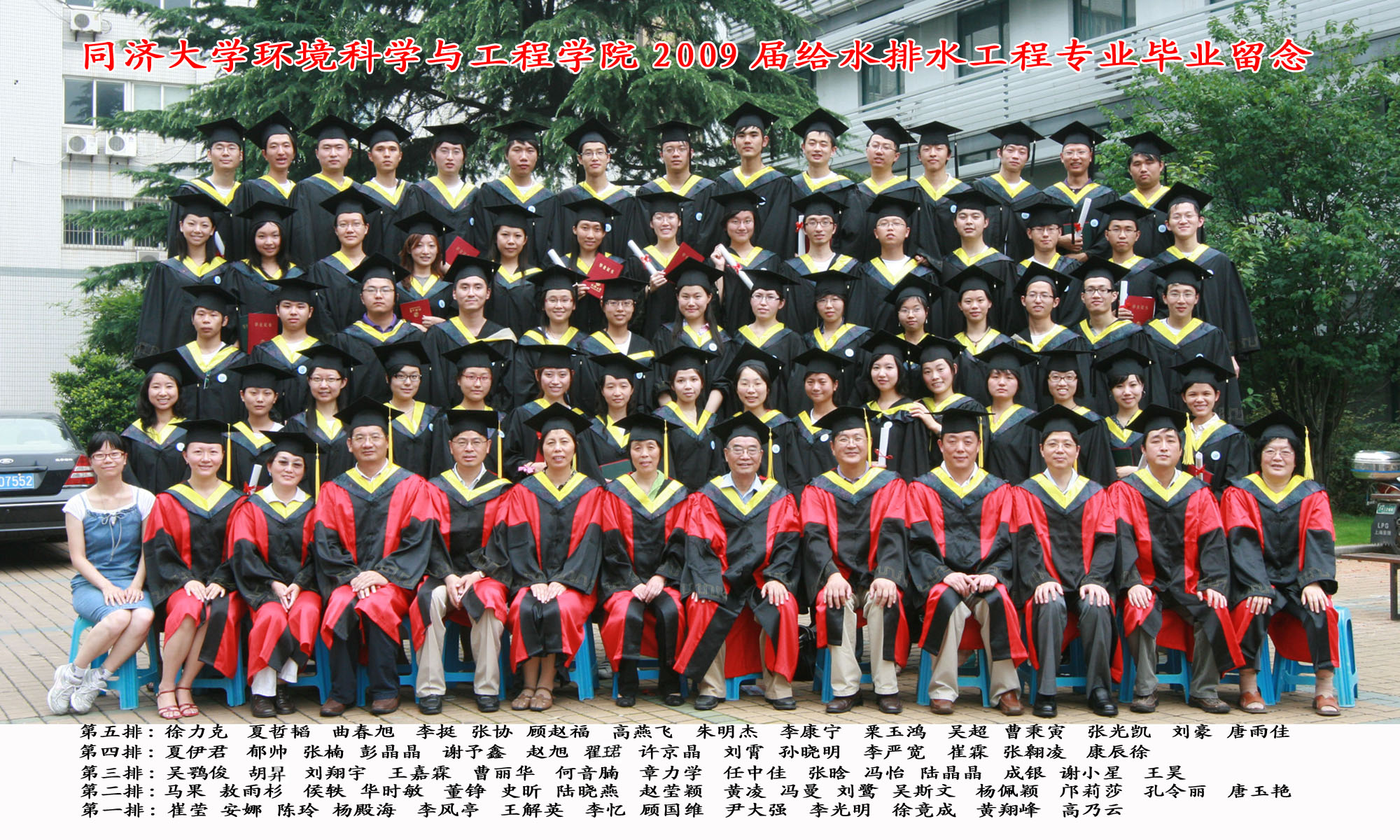 2009届给排水本科毕业生合影
